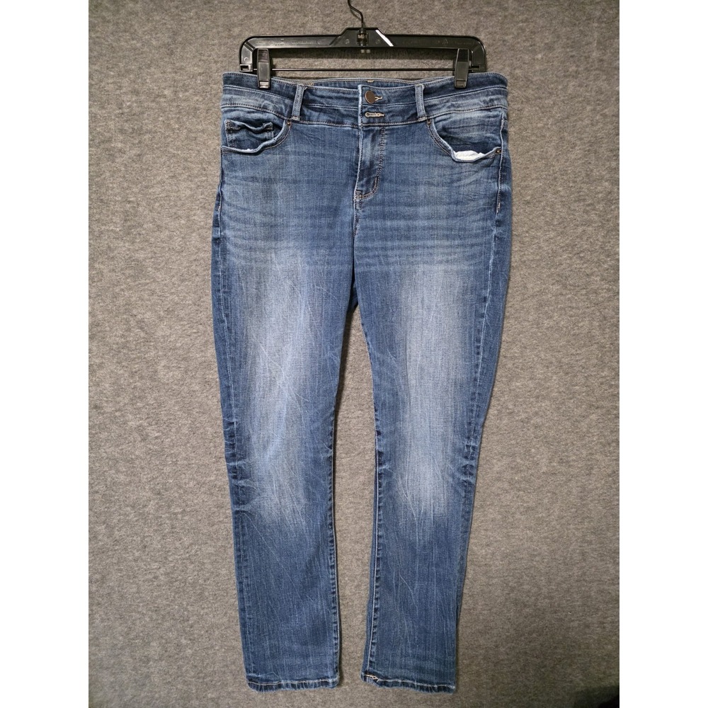 BKE Buckle Gabby Straight‎ Jeans Women 27R 30x30 Dark Wash Stretch Western